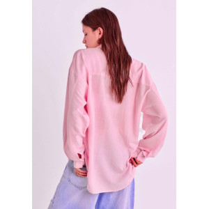 Stradivarius Shirt, Linen Shirt For Women's