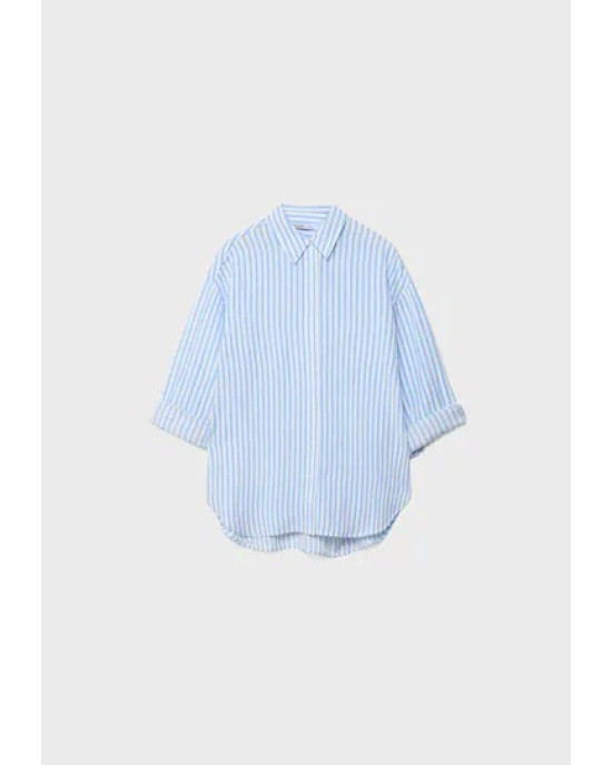 Linen Striped Shirt For Women's Linen Striped Shirt For Women's
