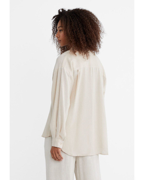Stradivarius Shirt, Linen Shirt For Women's Stradivarius Shirt, Linen Shirt For Women's