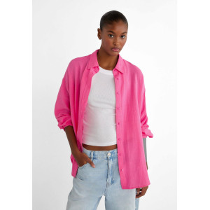 Stradivarius Shirt, Linen Shirt For Women's