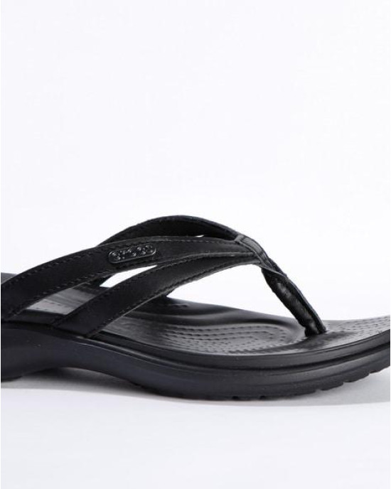 Crocs Slipper, Black Strappy Flip-Flops Crocs Slipper, Black Strappy Flip-Flops