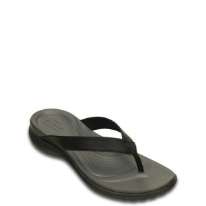Crocs Slipper, Black Strappy Flip-Flops