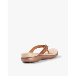 Crocs Slipper, Capri Diamante Thong-Strap Flip-Flops