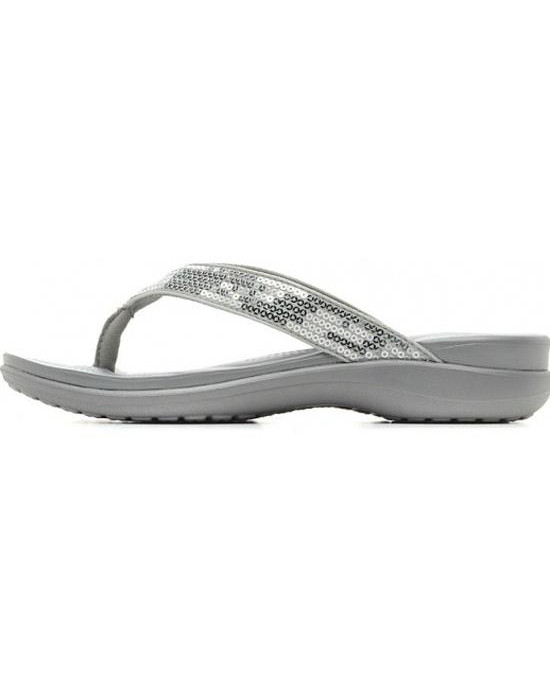 Crocs Slipper, Gray Strappy Flip-Flops Crocs Slipper, Gray Strappy Flip-Flops