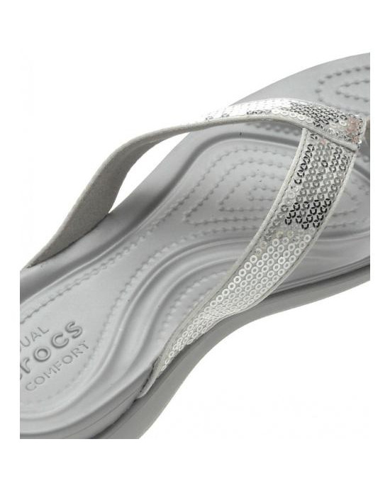 Crocs Slipper, Gray Strappy Flip-Flops Crocs Slipper, Gray Strappy Flip-Flops