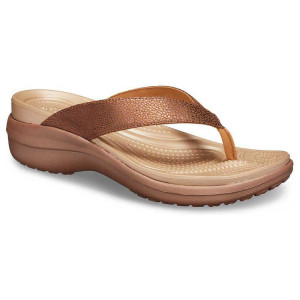 Crocs Slipper, Capri Diamante Thong-Strap Flip-Flops