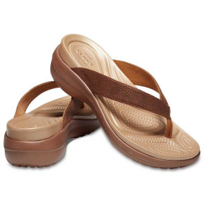 Crocs Slipper, Capri Diamante Thong-Strap Flip-Flops
