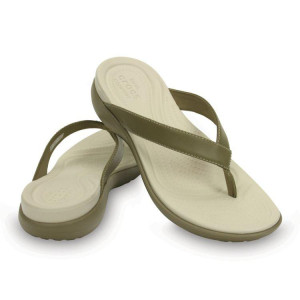 Crocs Slipper, Brown Capri Flipflops