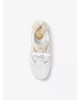 MICHAEL KORS Shoes, Georgie Nylon and Crocodile Embossed Leather Trainer MICHAEL KORS Shoes, Georgie Nylon and Crocodile Embossed Leather Trainer