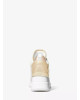 MICHAEL KORS Shoes, Georgie Nylon and Crocodile Embossed Leather Trainer MICHAEL KORS Shoes, Georgie Nylon and Crocodile Embossed Leather Trainer