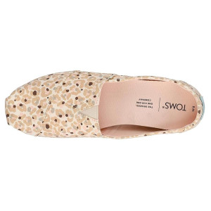 Toms Shoes, Alpargata Natural Sun Bleached Cheetah Slip On Flats