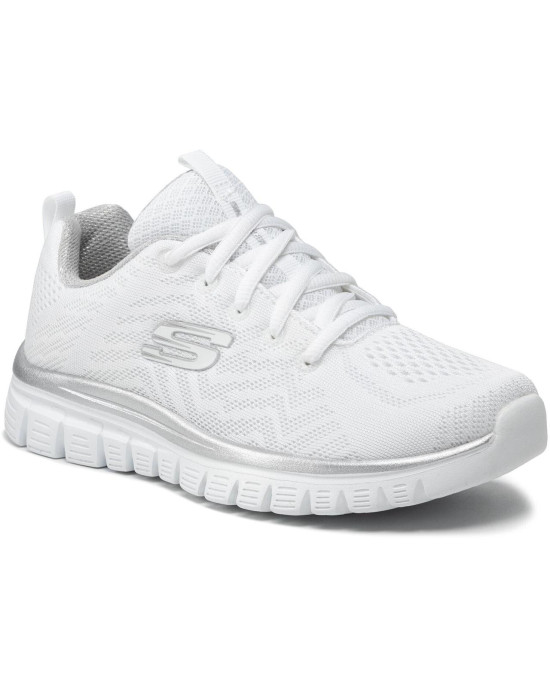 SKECHERS Shoes, Running White Shoes
