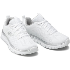 SKECHERS Shoes, Running White Shoes