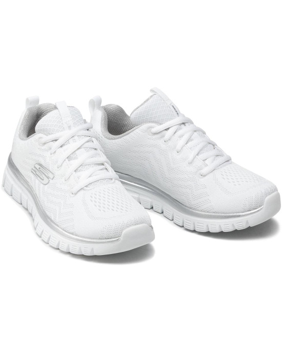 SKECHERS Shoes, Running White Shoes