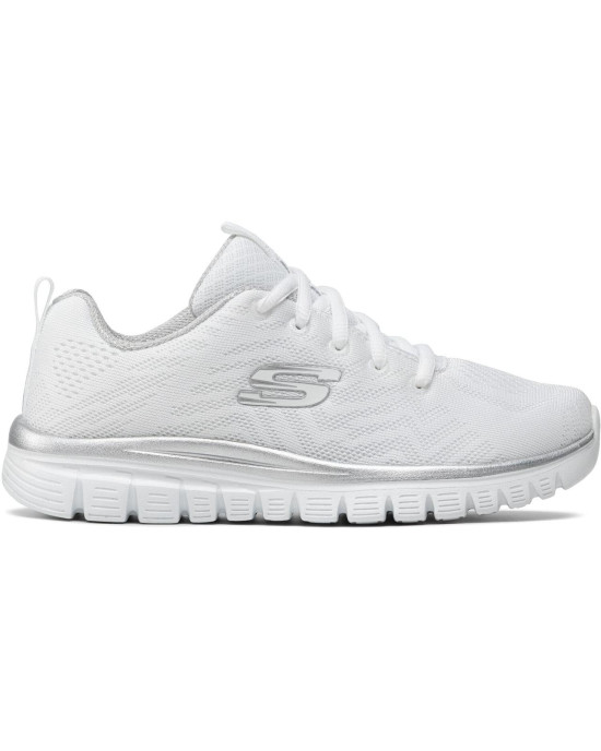 SKECHERS Shoes, Running White Shoes